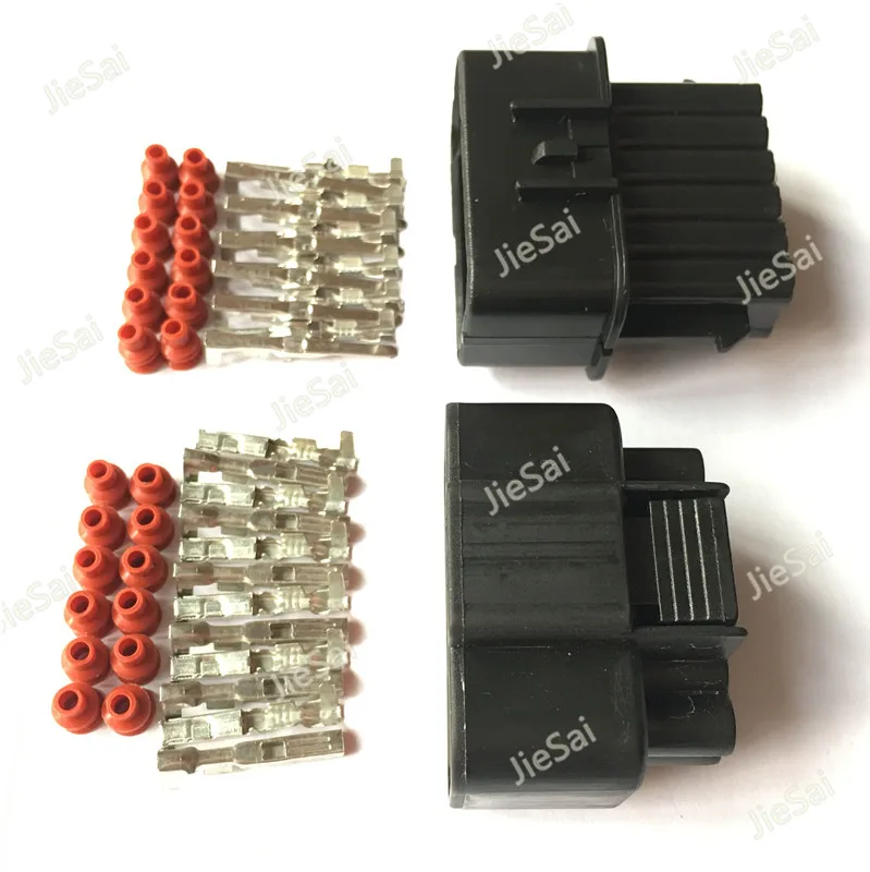 12 Pin PB625-12027 PB621-12020 Gas Accelerator Pedal Connector Automotive Connector For 99-05 VW Jetta Golf GTI MK4 Audi