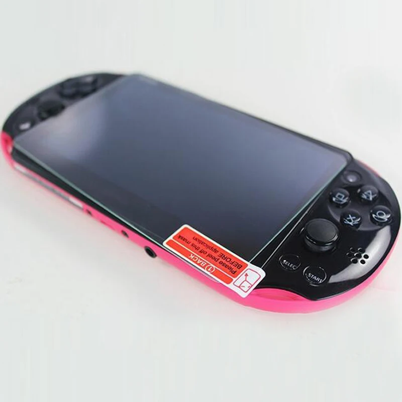 1/2 Uds vidrio templado frontal + Protector de pantalla trasera película protectora para Sony PlayStation Psvita PS Vita PSV 2000 Slim