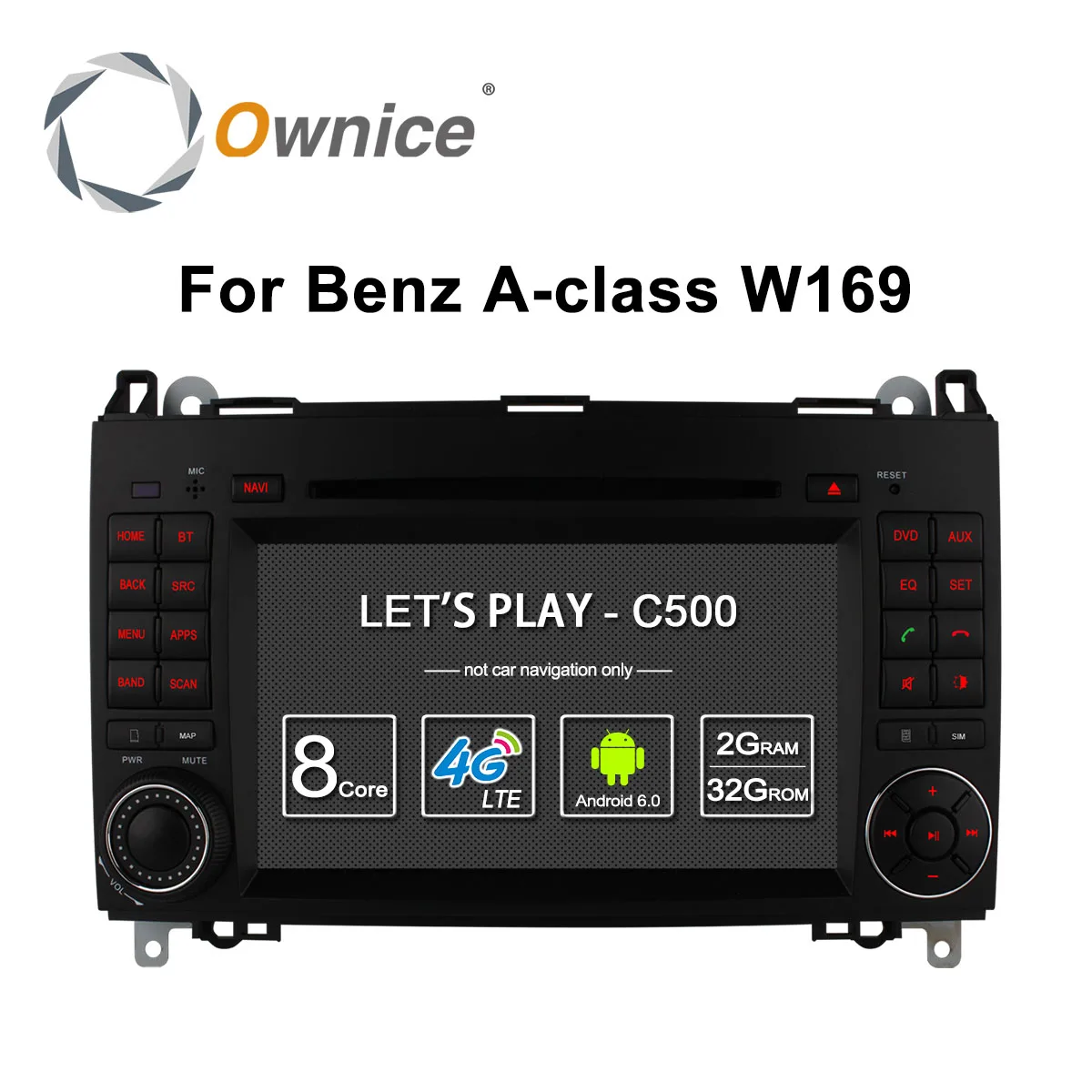 For Mercedes A-class W169 Sprinter W209 Ownice 4G SIM LTE Android6.0 8 Core 32G ROM Car DVD GPS Navi Crafter Viano Vito LT3 W245