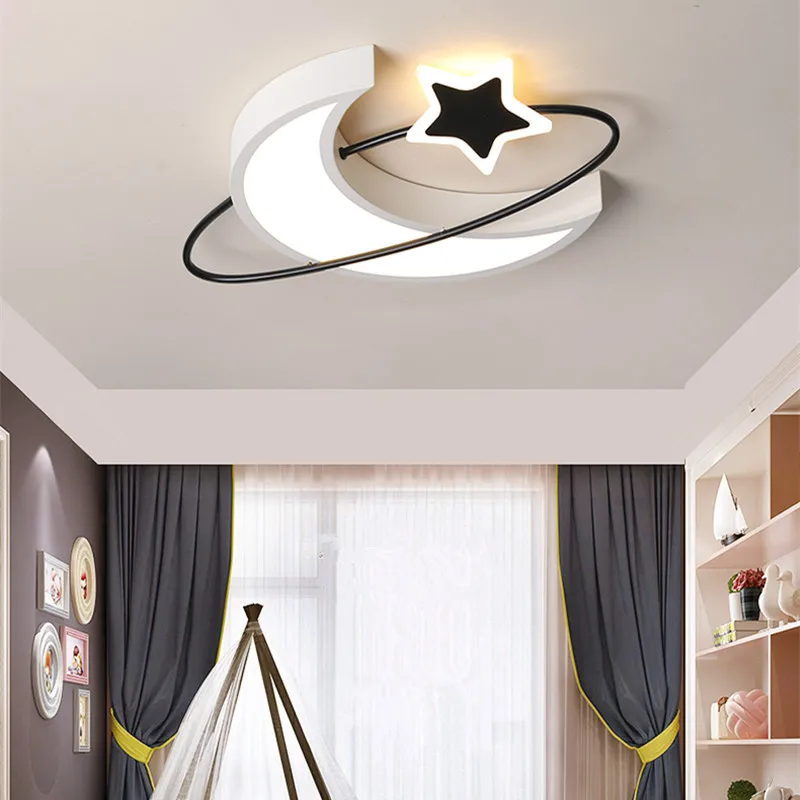 

Modern moon ceiling light home decoration salon bedroom cartoon ceiling lamp for kids room dining room indoor baby room light