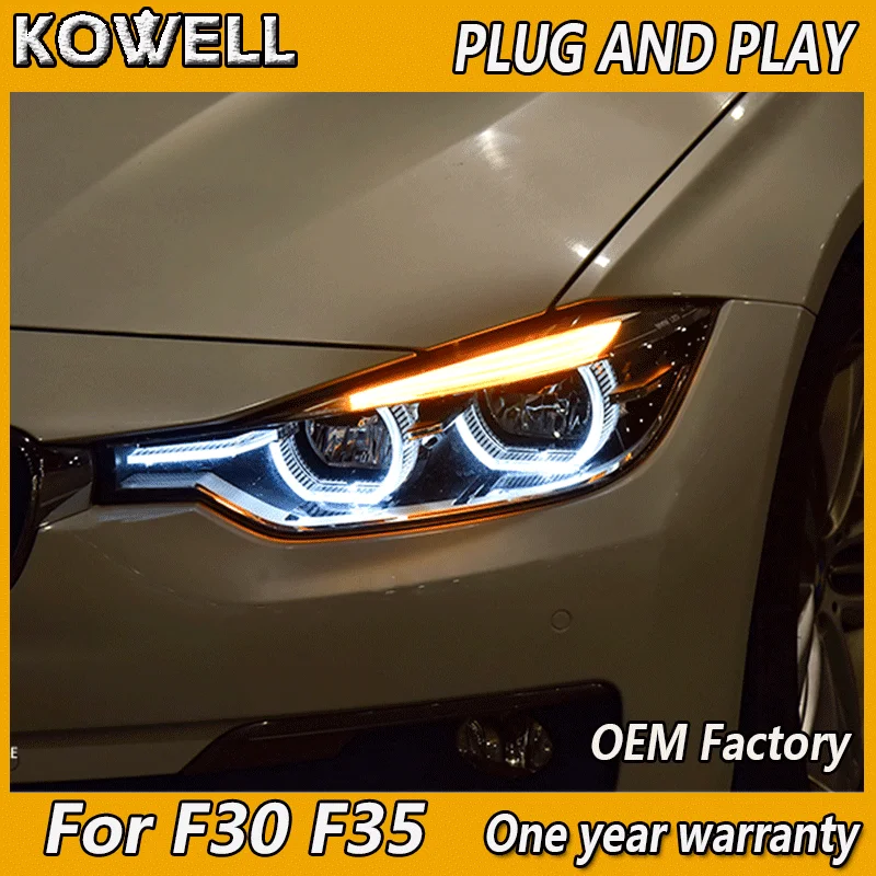 Car Styling for BMW F30 Headlight Assembly 2013-2018 F30 Head Lamp 320i 318i 325i 330i 328Li LED DRL Turn Signal High Beam