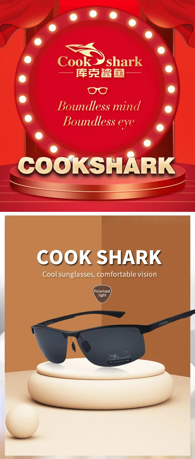 Kochen Shark Sonnenbrille männer Spezielle Gläser für Fahren Tag und Nacht Farbe Ändern Sonnenbrille Polarisierte Fahrer Fahren Spiegel – Detail 1