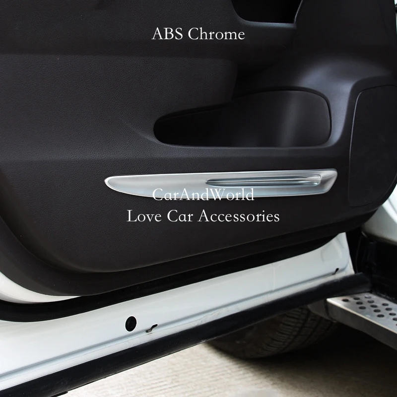 لهوندا CR-V CRV 2012-2015 2016 الداخلية الباب مجلس الجسم الزخارف شرائط غطاء ABS كروم ملصق مقبلات اكسسوارات السيارات