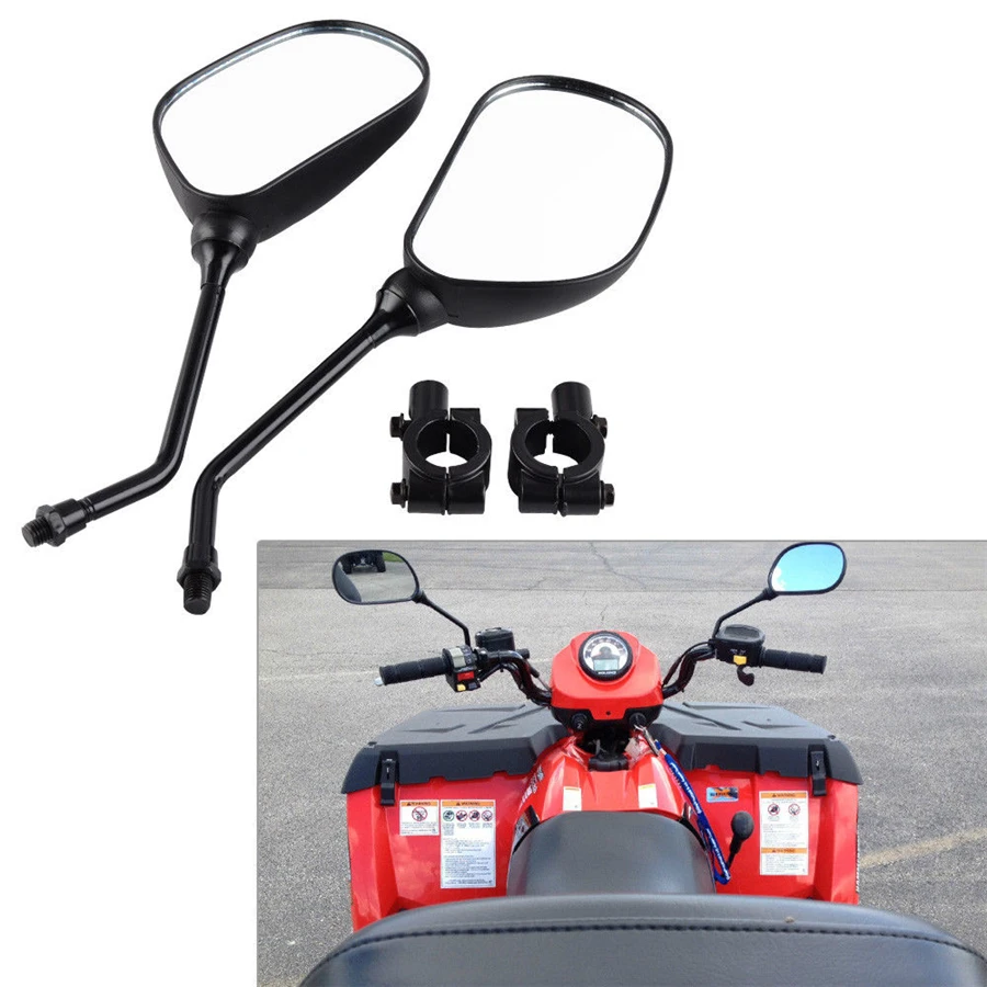 For 22mm Universal ATV Rear View Side Mirrors For Can-Am DS250 Outlander 500 570 650 800 850 1000