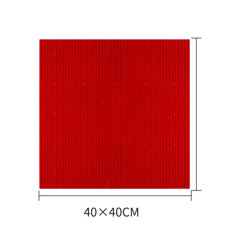 클래식 빌드 블록 플레이트 조립 브릭 베이스 플레이트, 레고 소형 브릭과 호환 가능, 50*50 도트, 12 색