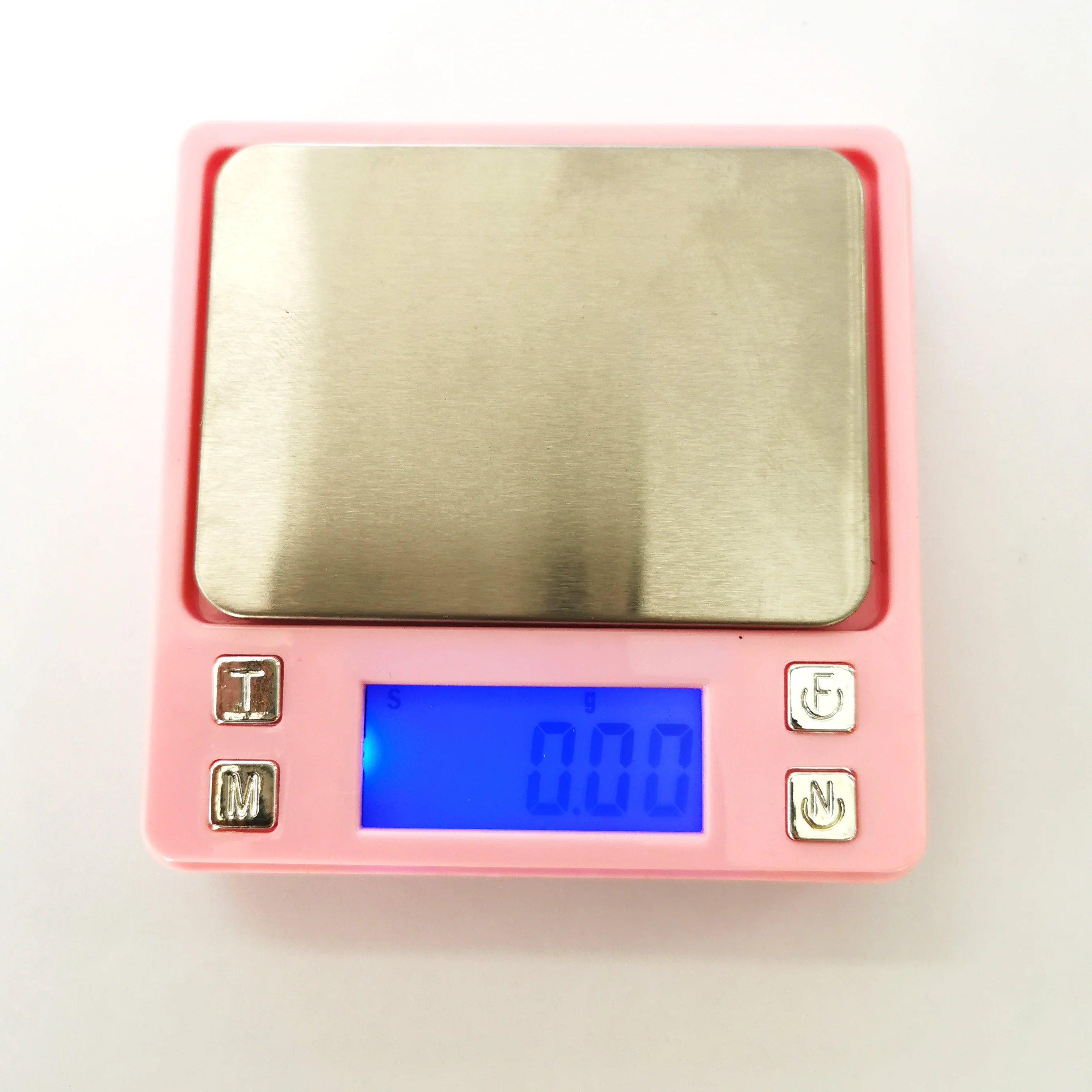 0.01g 500g Pink Digital Jewelry Mini Pocket Scale for Gold Weighing Gram Scale