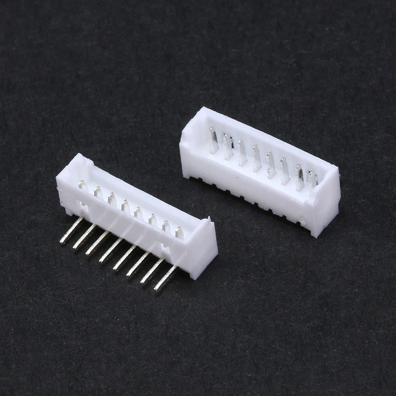 100pcs 1.25mm plug-in connector curved pin plug-in board 2/3/4/5/6/7/8/9/10P etc