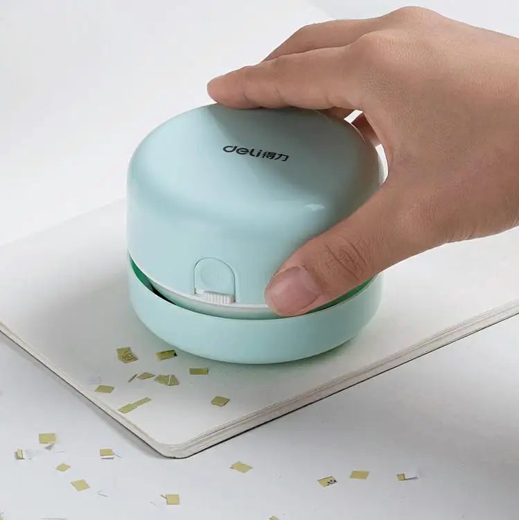 

Mini Desktop Wireless Paper Dust Vacuum Cleaner Household Small Portable Eraser Crumbs Cleaner