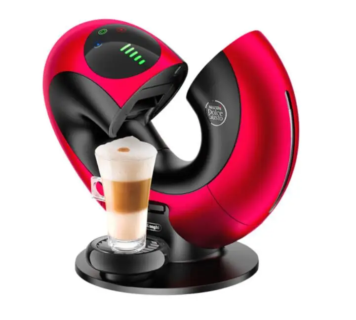 Nestle Nescafe Dolce Gusto 6cups Capsule Coffee Machine EDG736 Household Smart Touch milk foam Espresso maker Eclipse red