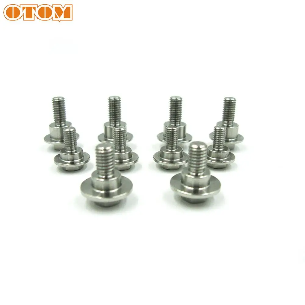 OTOM M5 M6 Stainless Steel Hexagonal Screws Outside Hex Bolt Motorcycle Fuel Tank Guard Fender Side Cover Plate Bolts For HONDA