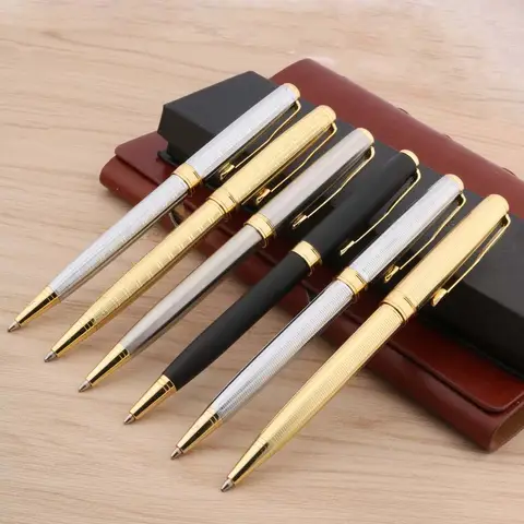 Luxury Silver Gold Metal Pen 1PC chouxiongluwei