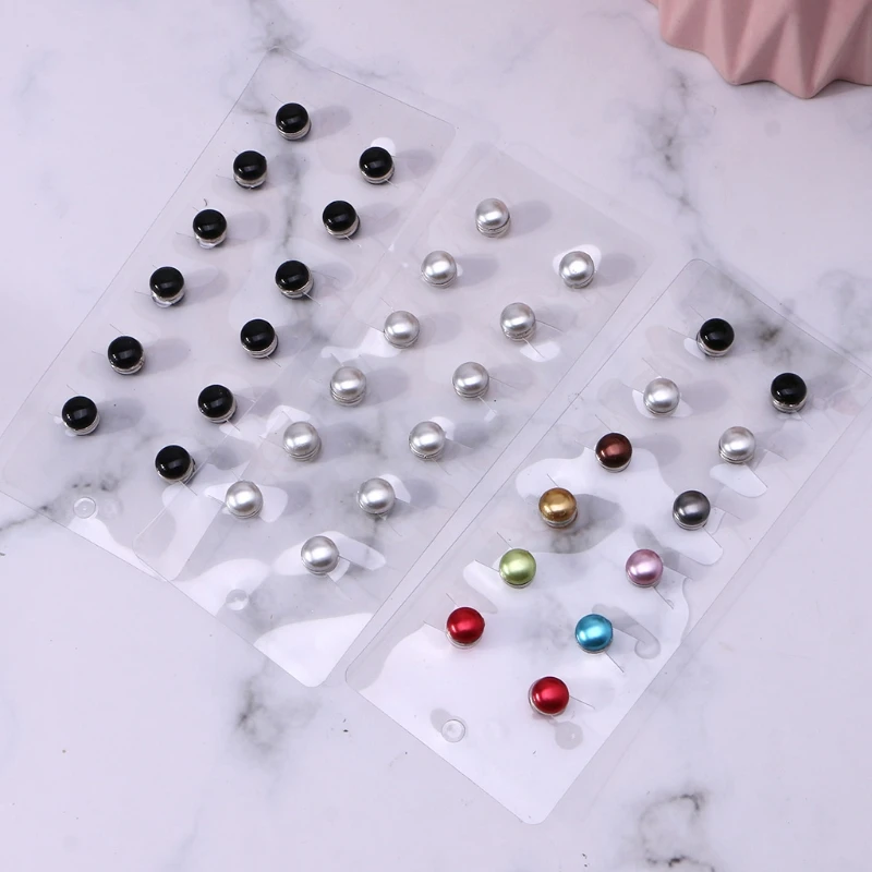 Strong Metal Plating Magnetic Hijab Clip Safe Hijab Brooch Luxury Accessory No Hole Pins Brooch Magnet for Muslim Scarf