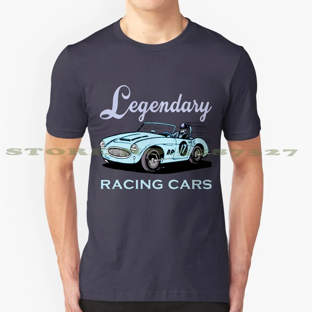 Legendary Racing Car 100% Pure Cotton T-Shirt Motorsport Boxer Legacy Racing Datsun Pedals Japan Turbo Sti Brz Racecar Engine