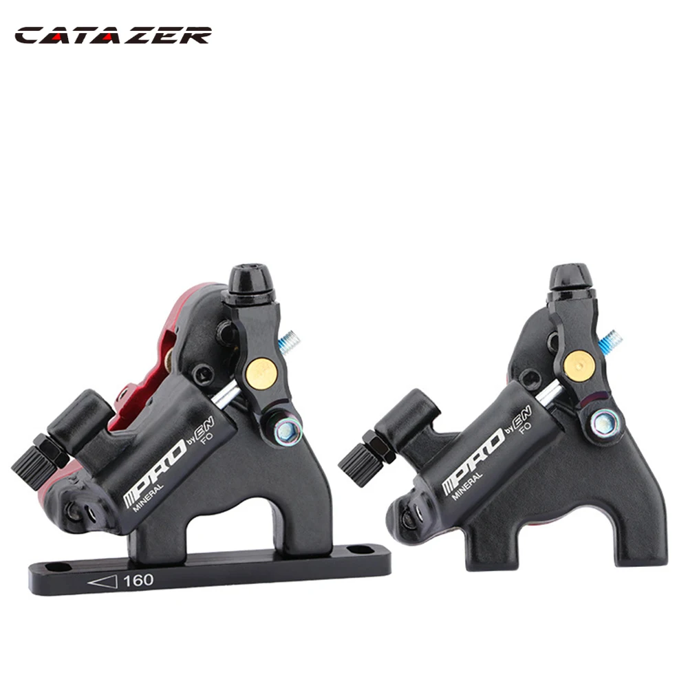 

CATAZER Road Bike Clamp Line Pull Hydraulic Disc Brake Hand Variable Oil Disc Flat-mounted Hydraulic Brake Road Oil Brake