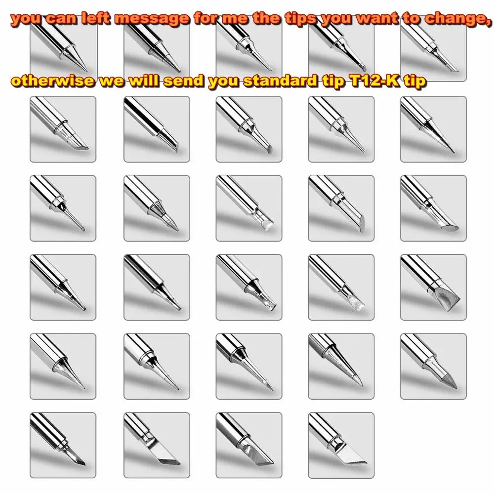 Electric Unit Digital Soldering Iron Station Temperature Controller Kits for HAKKO T12 Handle DIY kits w/ LED vibration switch