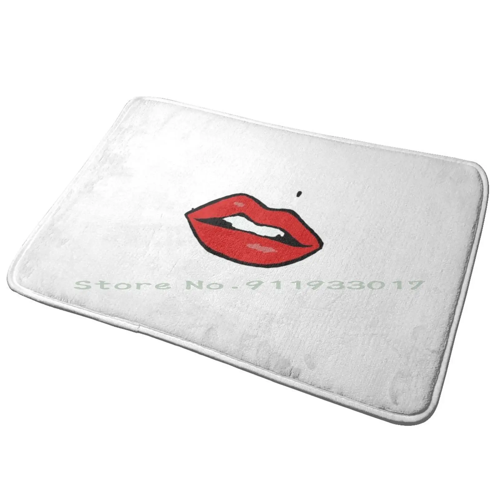 Ga Lips-White Entrance Door Mat Bath Mat Rug The Golden Girls Thegoldengirls Estelle Getty Sophia Petrillo Dorothy Zbornak Bea