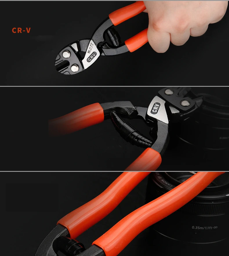 Rebar Shears Bolt Shear Wire Pliers Strongly Shear Iron Rebar Scissors Wire Rope Shears Lock Pliers