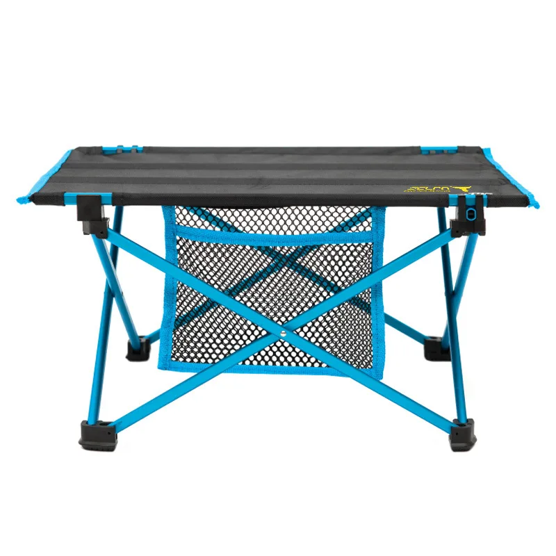 Mini Folding Table for Outdoor Travel, Portable Table for Camping, Barbecue Picnic, Aluminum Alloy Tea Table, Bed Computer Table