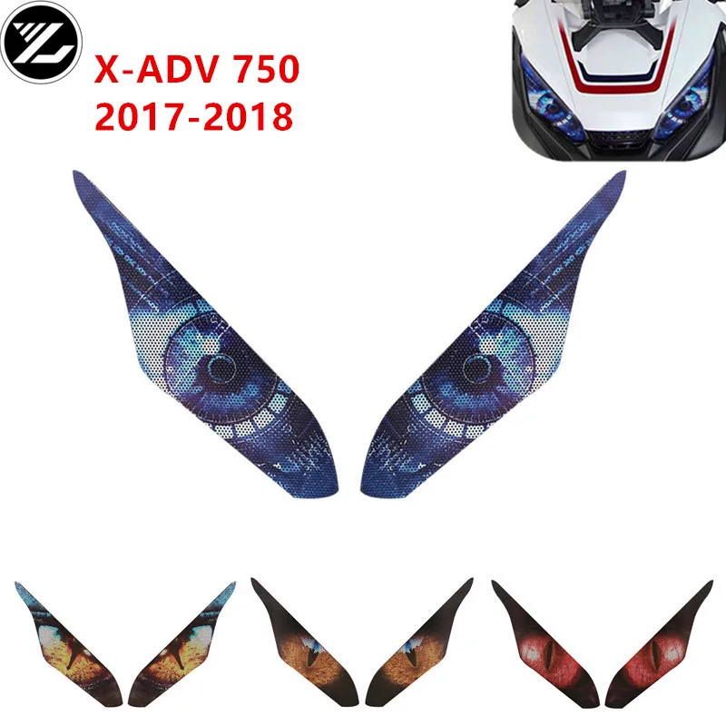 For HONDA X-ADV XADV750 2017 2018 Motorcycle accessories headlight protection sticker headlights eye body sticker