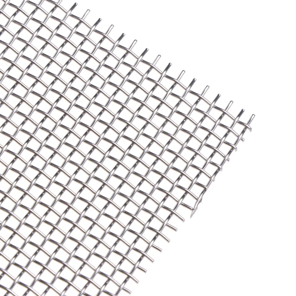 1meter width roll Metal screening stainless steel SUS304 crimped weaved wire mesh for Sieve Filtration Food chemical industry