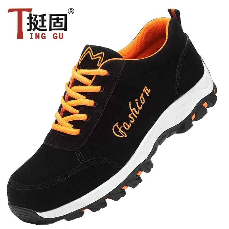 

Standard steel head anti smashing and anti piercing safety shoes for men- B159