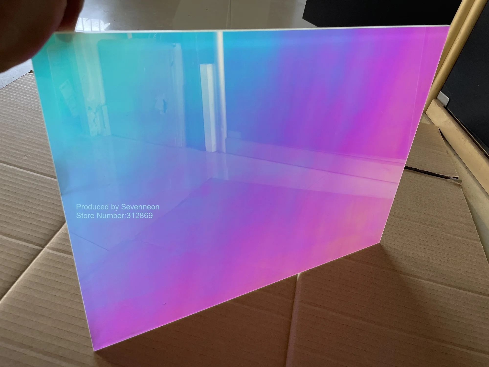 Laser Plexiglass Rainbow Board Acrylic (PMMA) Iridescent/Radiant Sheet,Organic Glass Plate Oргстекло For Advertising/Decorate