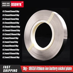 1kg/roll Thickness 0.1mm 0.2mm 0.15mm 0.12mm Nickel Plated /pure nickel Steel Strap Strip Sheets 18650 battery spot welding