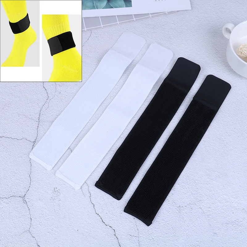 1Pair Adjustable Elastic Sports Bandage Sport Fixing BeltSoccer Shin Guard Stay Fixed Bandage Tape Shin Pads