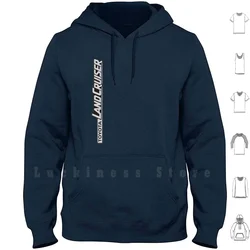 Landcruiser Logo Sideways hoodies long sleeve Landcruiser Land Cruiser 79 76 4wd Offroad Truck Ute Australia Japan