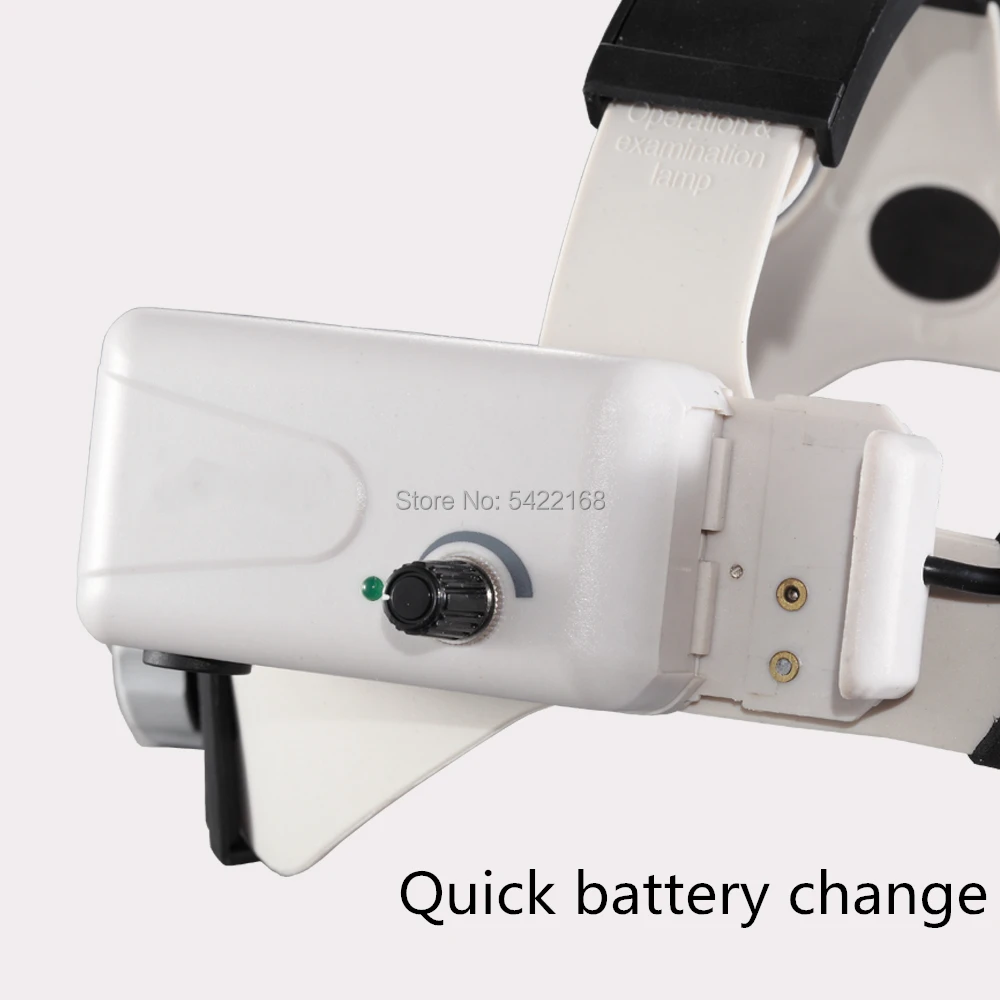 Dental ENT Surgical Medical Operation Examination Wireless Integrated LED 3W Headlight Headlamp Surgery Head Light Lamp Pets