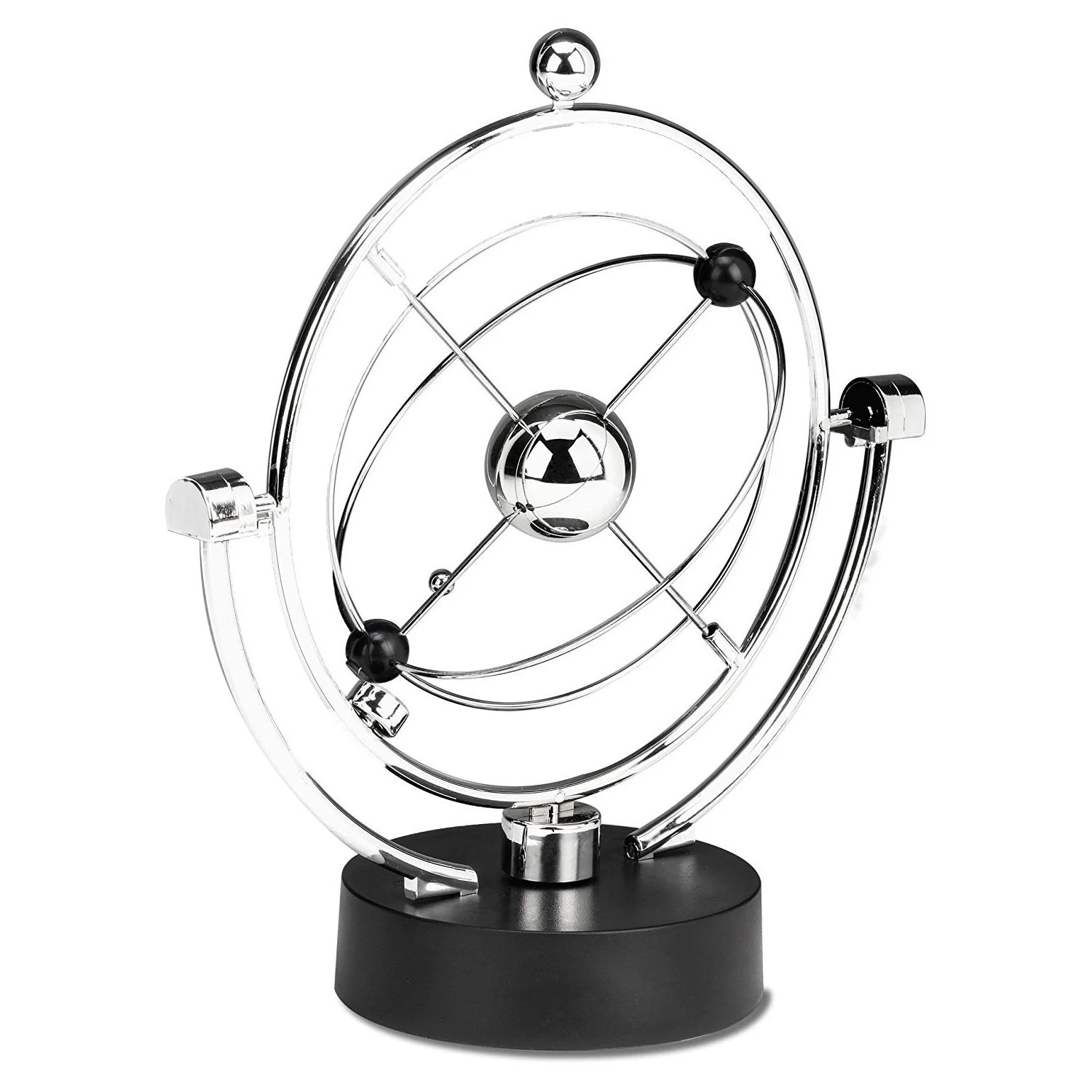 Nowa rzeźba na biurko Perpetual Motion - Kinetic Art Galaxy Planet Balance Mobile - Magnetic Executive Office Home Decor Tabl