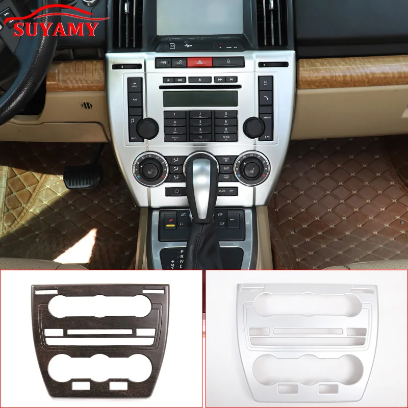 

Central Control Air Conditioner Volume Panel Decorative Frame For Land Rover Freelander 2 2007-2015 Car Interior Accessories