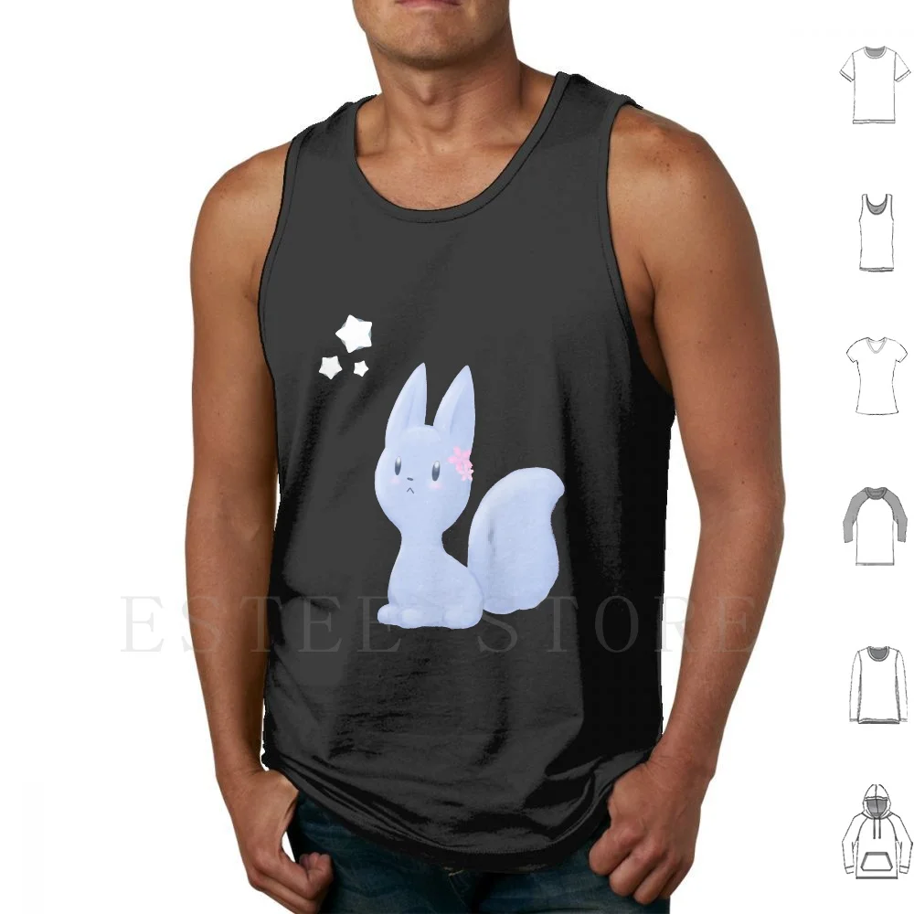 

Stellar Fox Tank Tops Vest Fox Stars Starlight Flowers