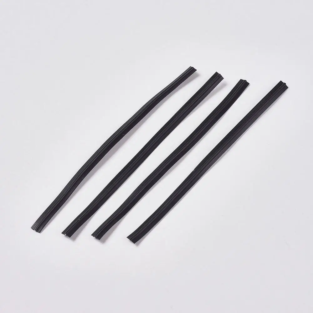 1000pcs 4X80mm 4X100mm PE Plastic Nose Wire for Face Mask DIY Disposable Mask Material Mask Nasal Bridge Strips Cable Wire Tie