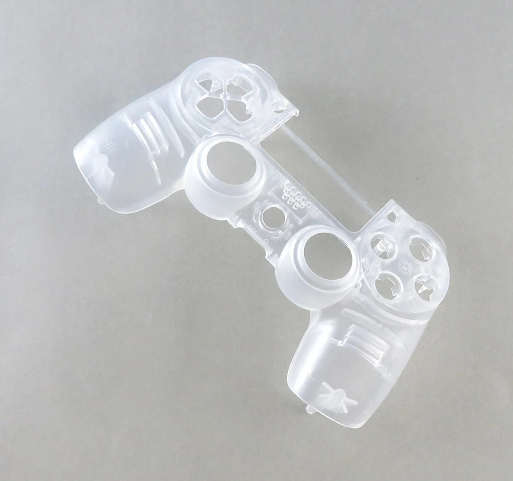 50 Uds. Carcasa frontal transparente y cristalina cubierta de placa frontal para controlador Playstation 4 PS4 JDM 040 JDS 040