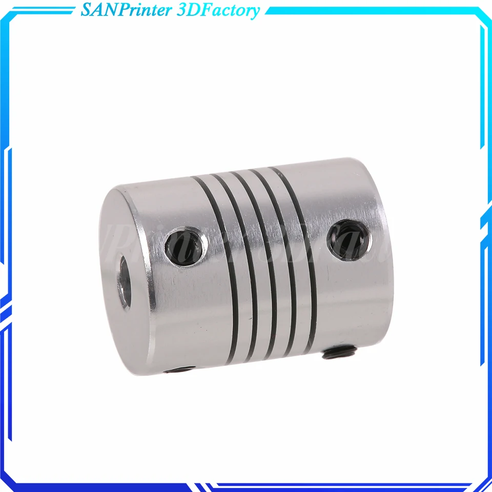 D19 * L25 Aluminium Flexibele Jaw Shaft Coupling 5/6/6.35/8Mm 10Mm Cnc Stappenmotor Koppeling Encoders Graveermachine