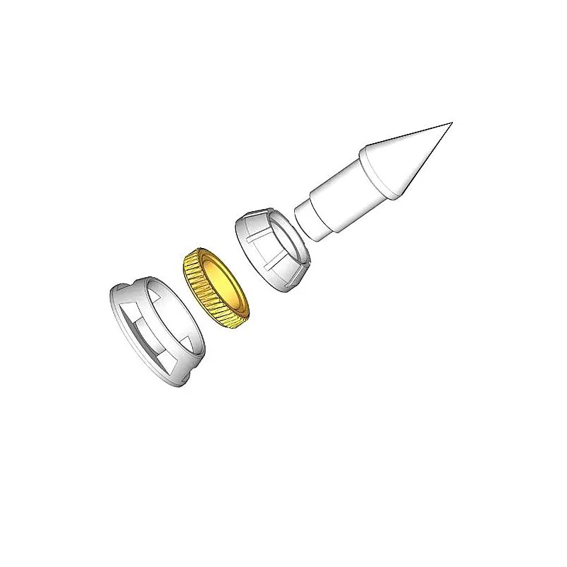 For Military Model Detail Transformation ZAKU Metal Modification Sting Shoulders Separate Type Turbine Sting Shoulders