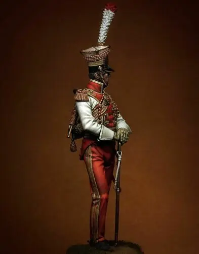 1/18 90mm ancient templar stand with hat (WITH BASE ) Resin figure Model kits Miniature gk Unassembly Unpainted