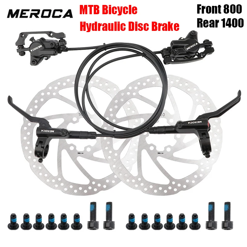 

MEROCA MTB Bicycle Brake Hydraulic Disc Brake 800/1400MM M800 Mountain Bike Brake Parts PK MT200 Hot-Selling Accessories