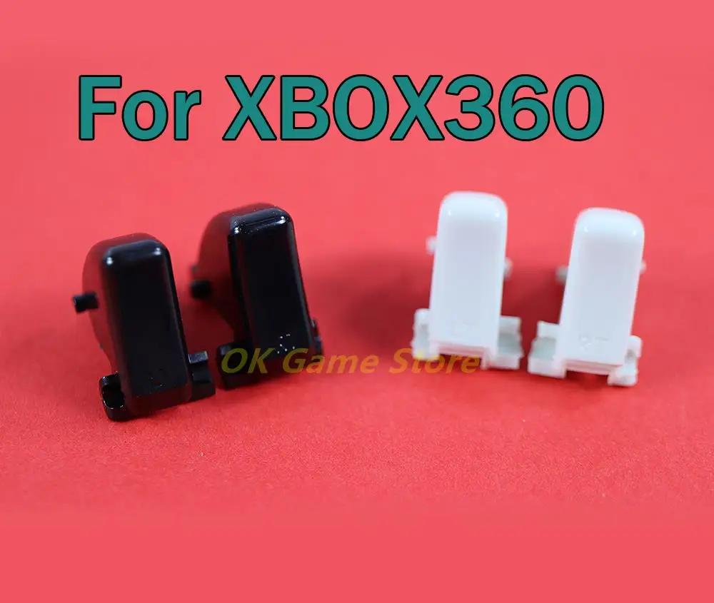 

30pairs=60pcs Replacement Black LT Button RT Button LT RT Button Key Pad Repair Part For Xbox360 Xbox 360 Controller