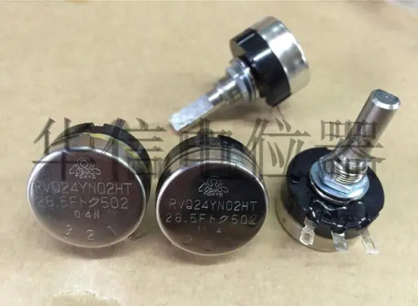 

[YK] original TOCOS RVQ24YN02HT 28.5F 502 5K shaft 28.5mm Potentiometer switch RVQ24YN02HT28.5F single