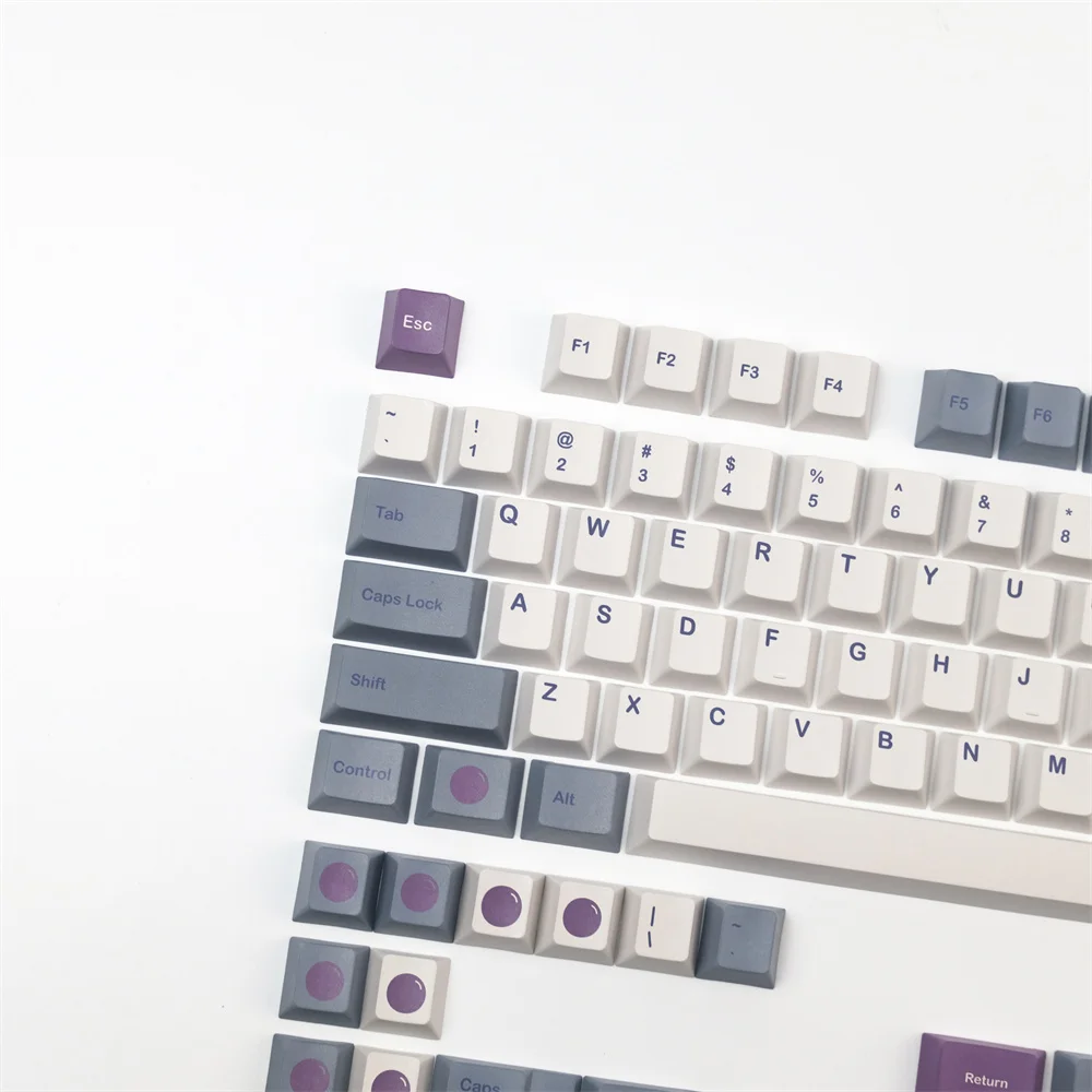 GMK-DMG PBT Keycap Aucun profil 141 prédire DYE Subbed Full Keycap ASSettlement ISO Enter 1.25U 1.75U 2U Shift Pour clavier mécanique