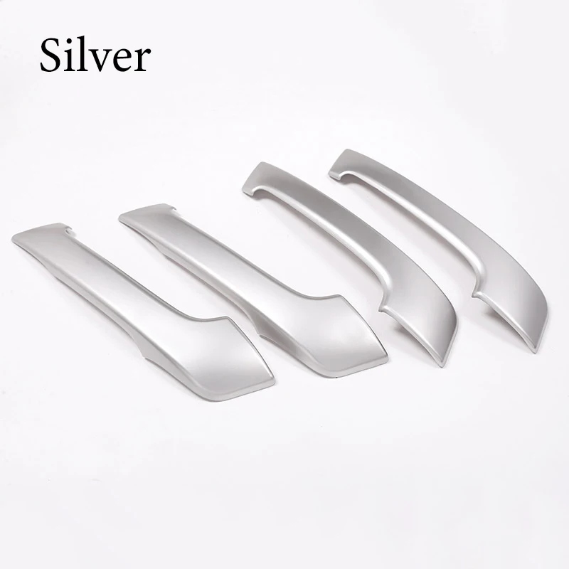 Car Interior Door Handle Decoration Cover Trim ABS Chrome For Toyota Land Cruiser Prado FJ150 150 2010-2018 Year Car Accessories