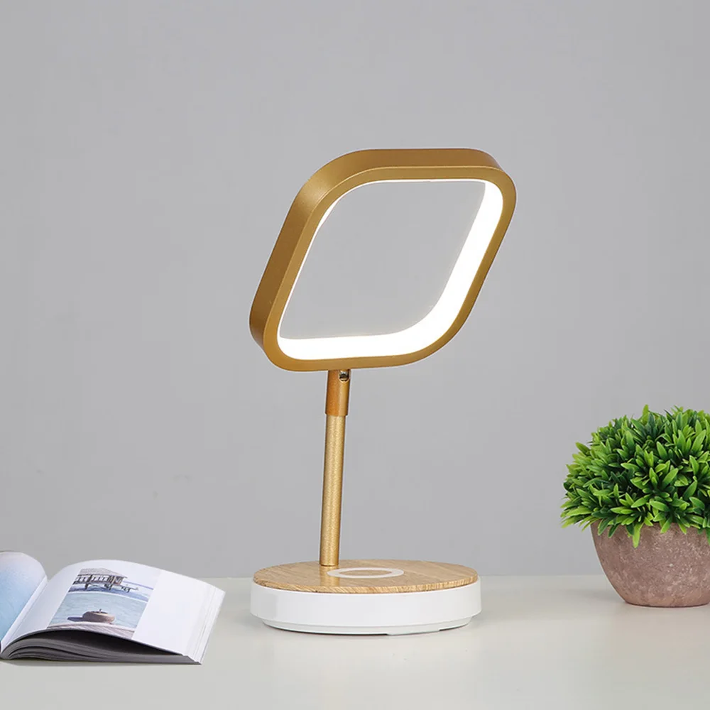 

Modern Led Desk Lamp Wireless Charging Bedside Lamp Smart Touch Sensor Bedroom Living Room Reading Lamp Nordic Desk Night Light