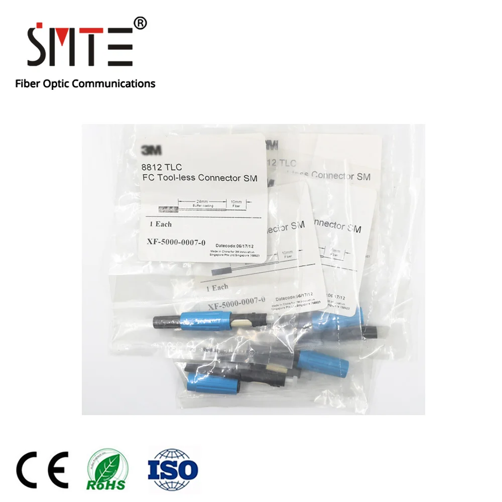 8812 TLC Field XF-5000-0007-0 Connector FC Plug Cold Connector Round Head Fiber Connector