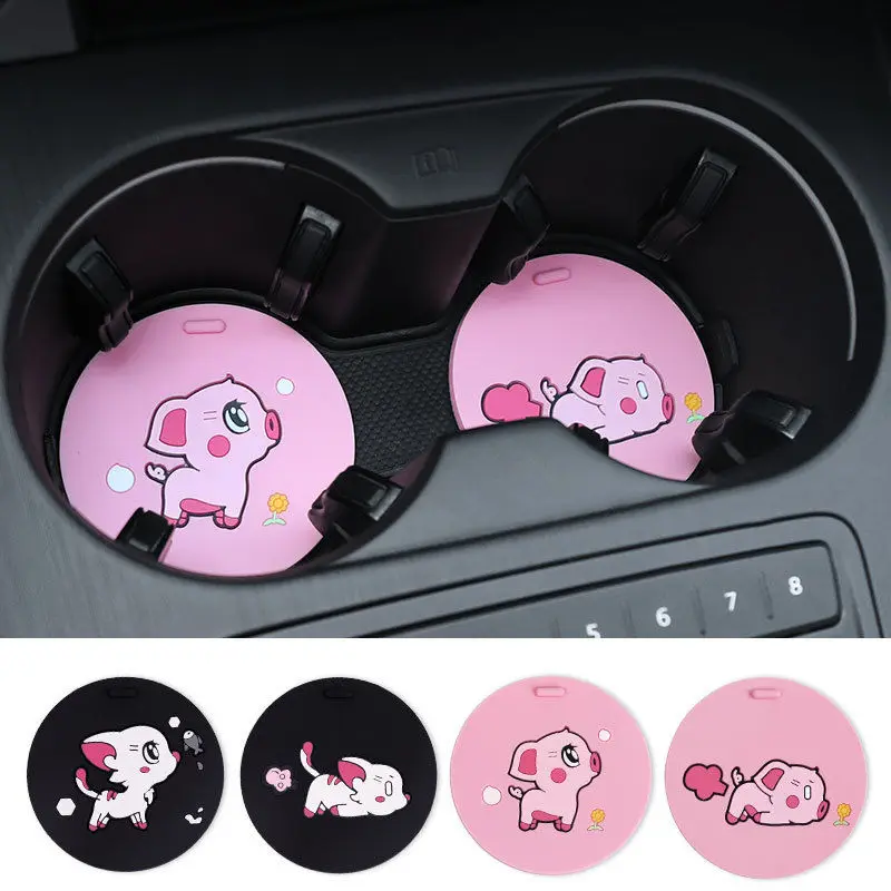 

Creative Cute Hiccup Car Coaster Decoration Supplies Car Anti-skid Pad Ornaments Car Interior Decoration Supplies Insulation