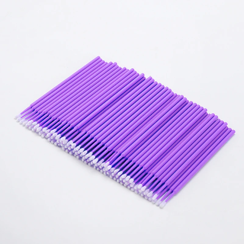 100PCS Tattoo Cotton Swab Lint Free Supplies Brush Microblading Micro Brushes Applicator Tattoo Accessories