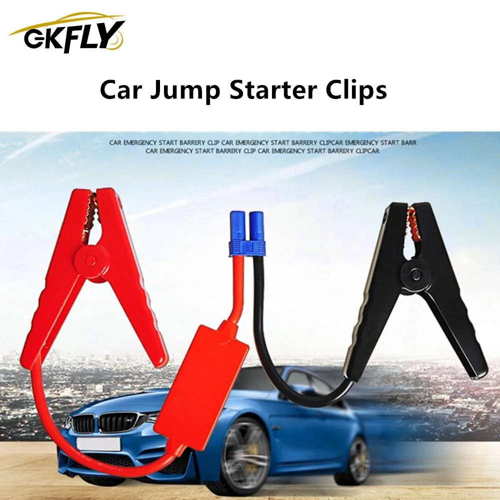 GKFLY New Emergency Lead Cable Battery Alligator Clamp Clip For Car Trucks Jump Starter Clamps Car Jump Starter Jumper