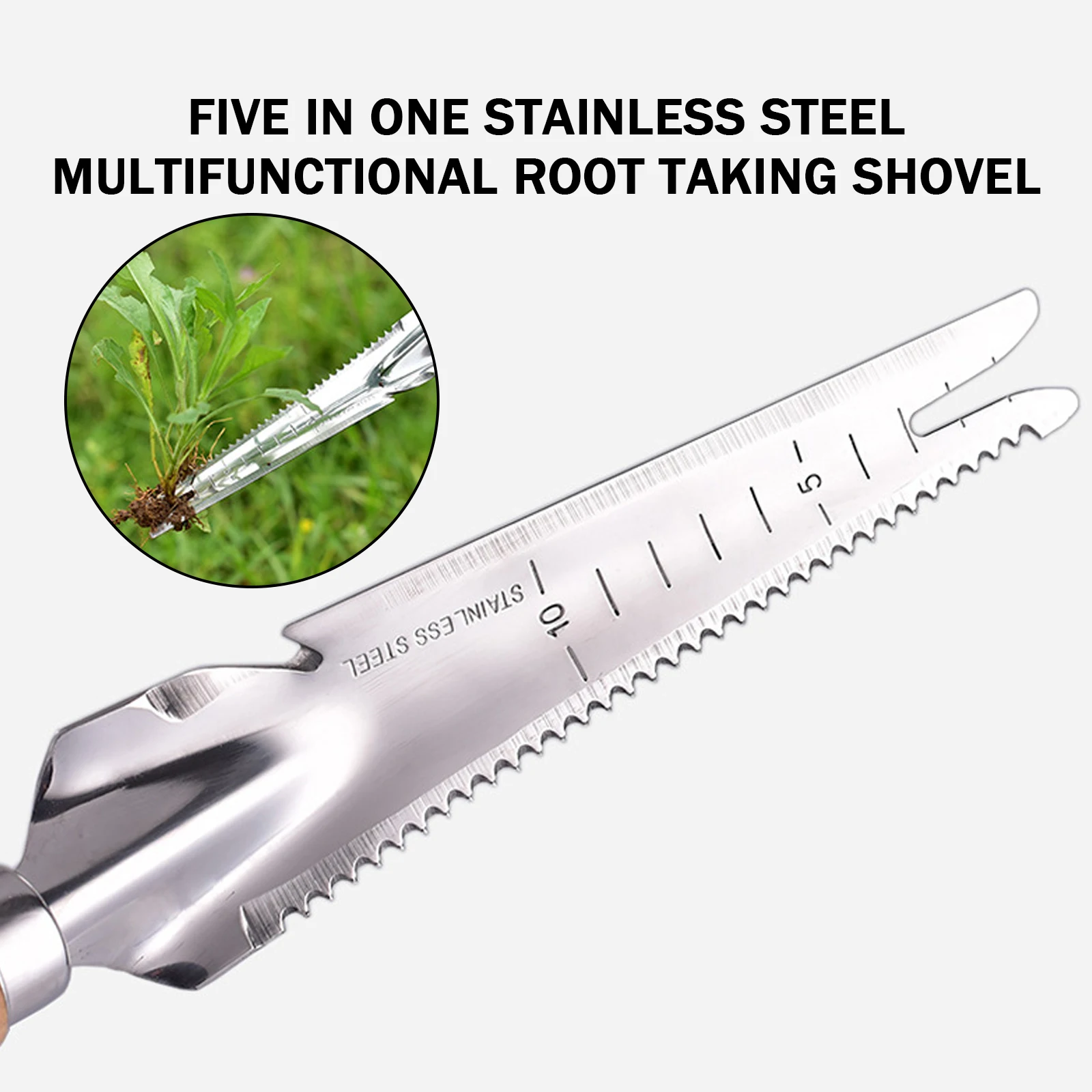 Deshierbe de mano para jardín, herramienta de deshierbe de 33CM, cuchillo de excavación portátil, herramientas de corte