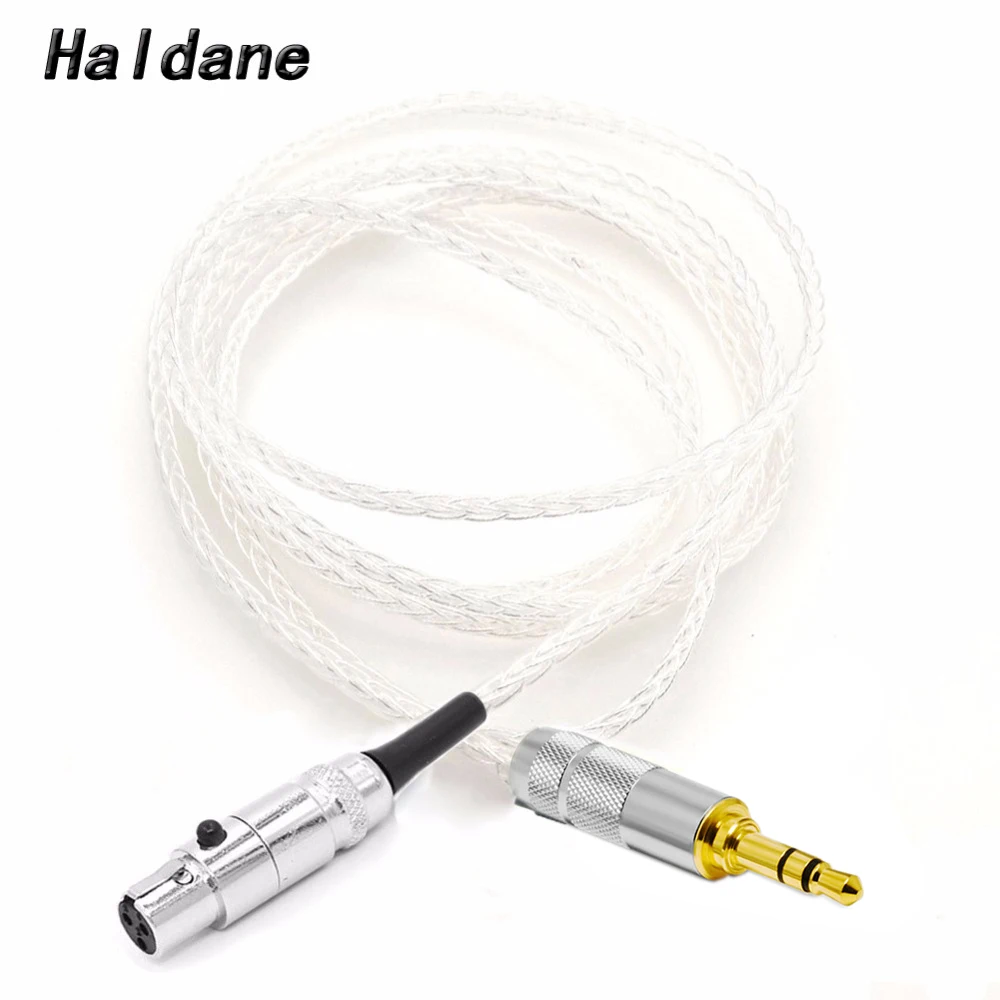 

Haldane 8 Cores 7N OCC Silver Plated Earphone Upgraded Cable for K240 K242 K271 K272 K702 Q701 DT1990pro DT1770pro Headphones